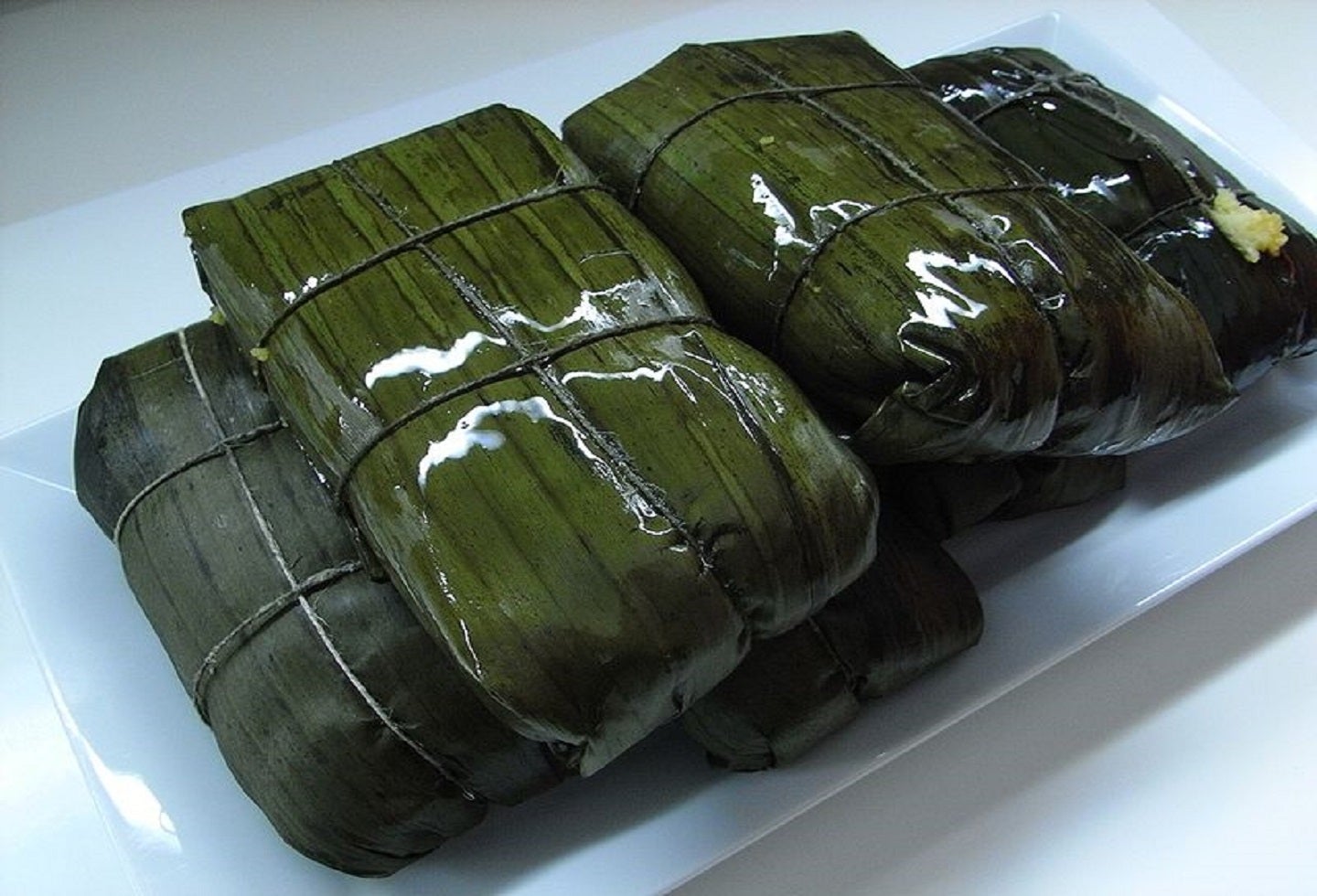 Hoja de plátano para los tamales