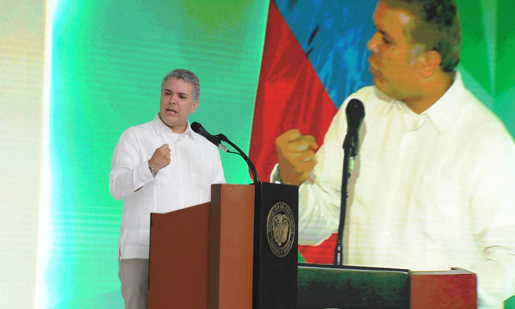 Presidente Iván Duque, en la clausura del Congreso Nacional de Minería