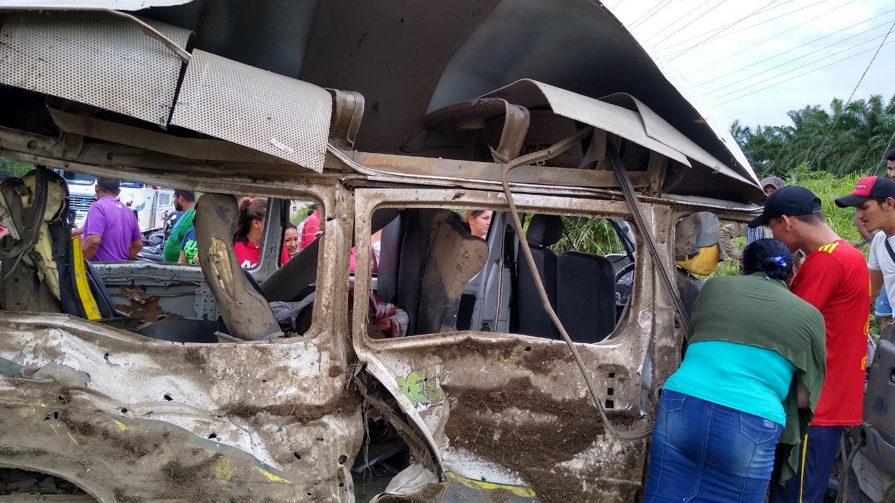 Vehículo atacado en el Catatumbo