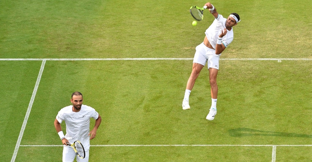 Cabal y Farah en Wimbledon