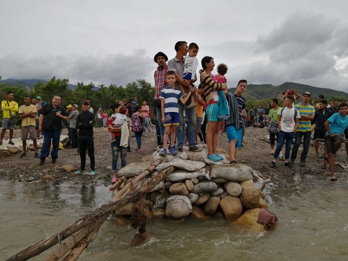 Trochas de la zona de Frontera entre Colombia y Venezuela