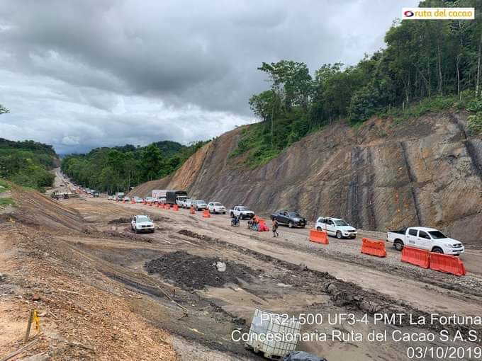 Actualmente se adelantan trabajos en la zona