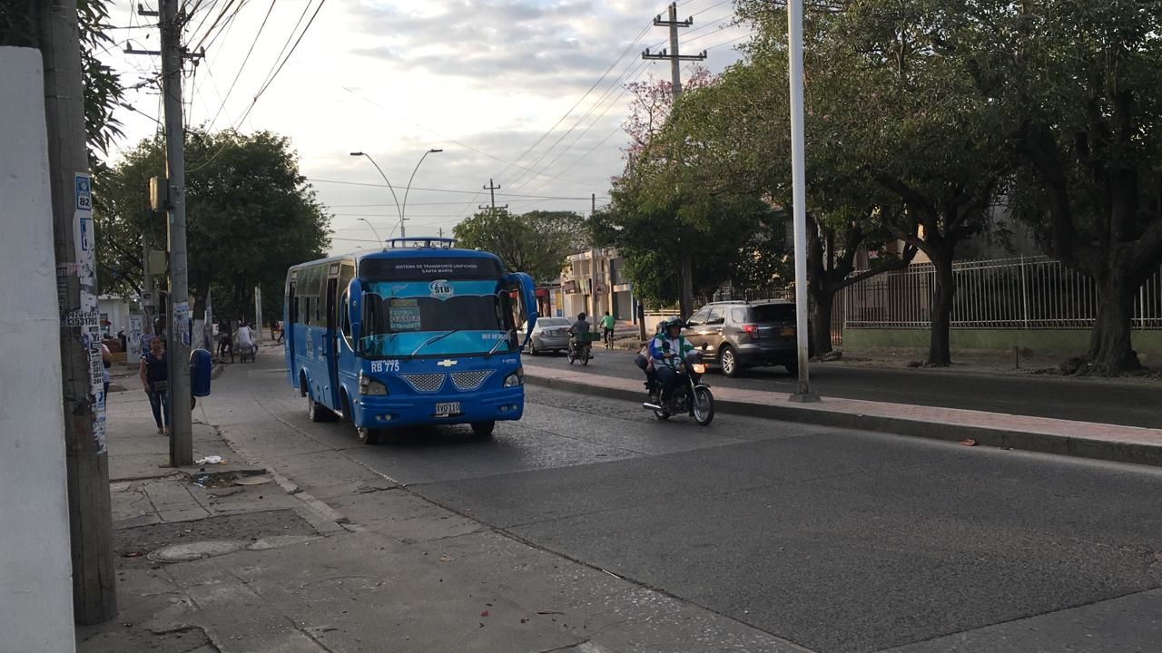 Protesta por aumento del pasaje de buses
