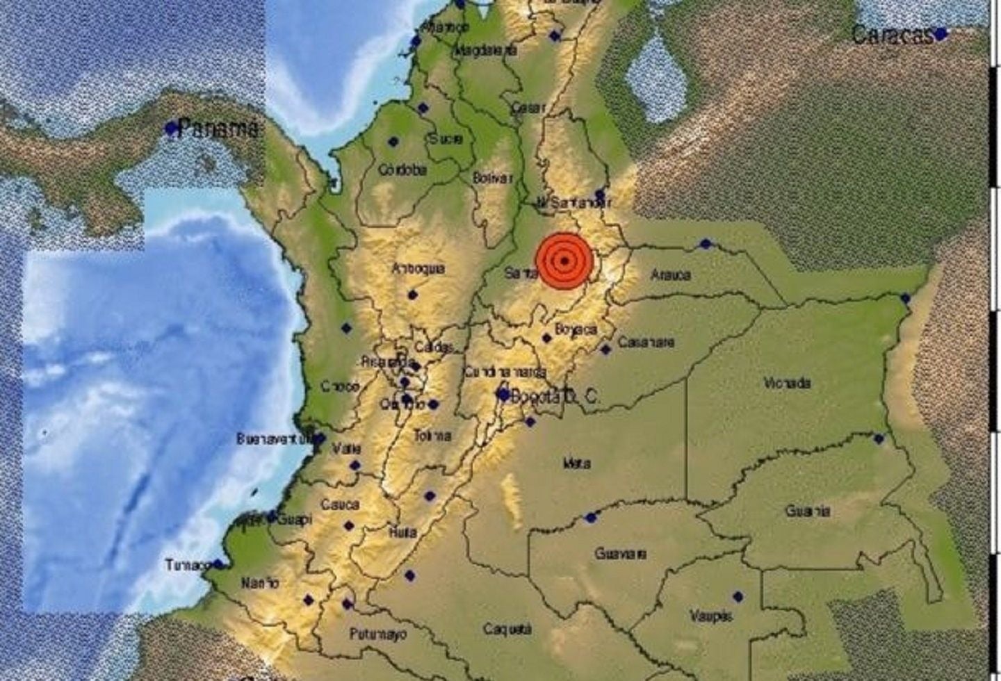 Temblor en Santander