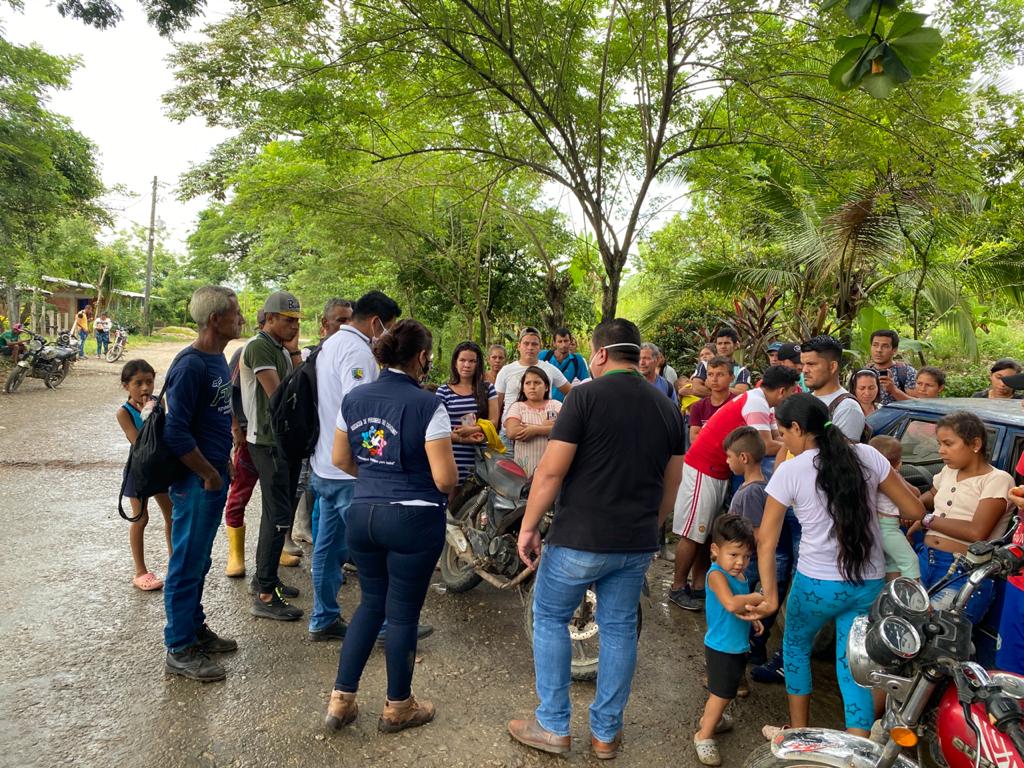 Desplazados en el sector del Ambato en Tibú