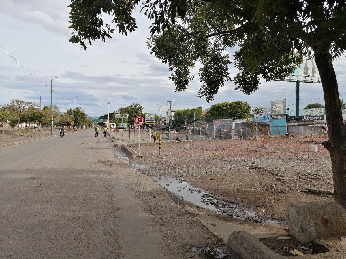 Sector de la Parada en Villa del Rosario, zona de Frontera