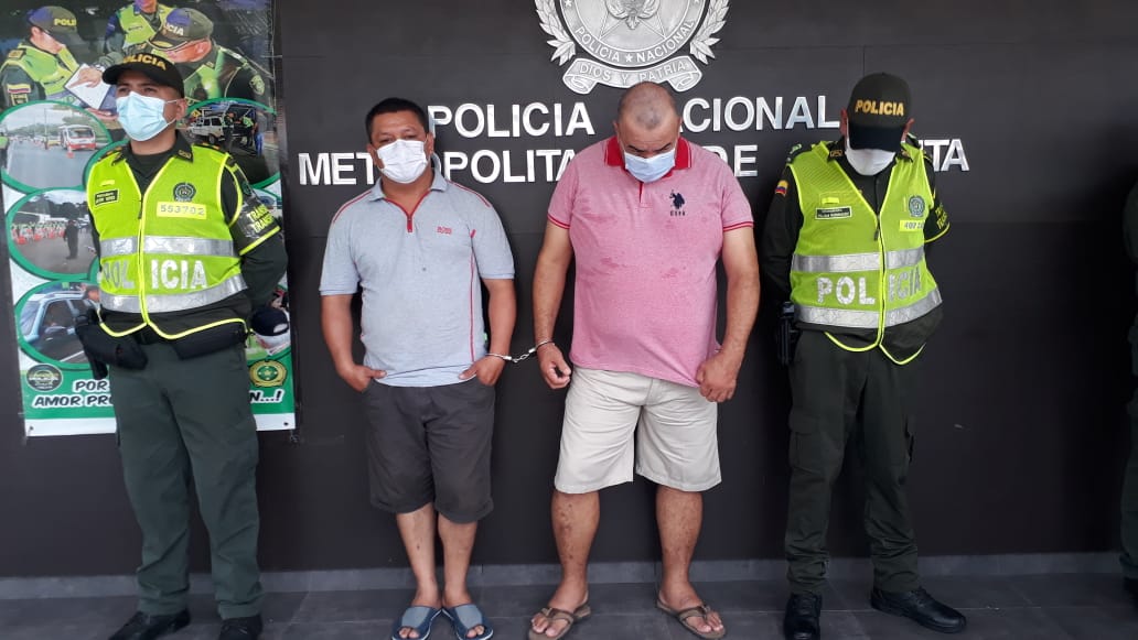 Capturados en la vía Sardinata- Cúcuta