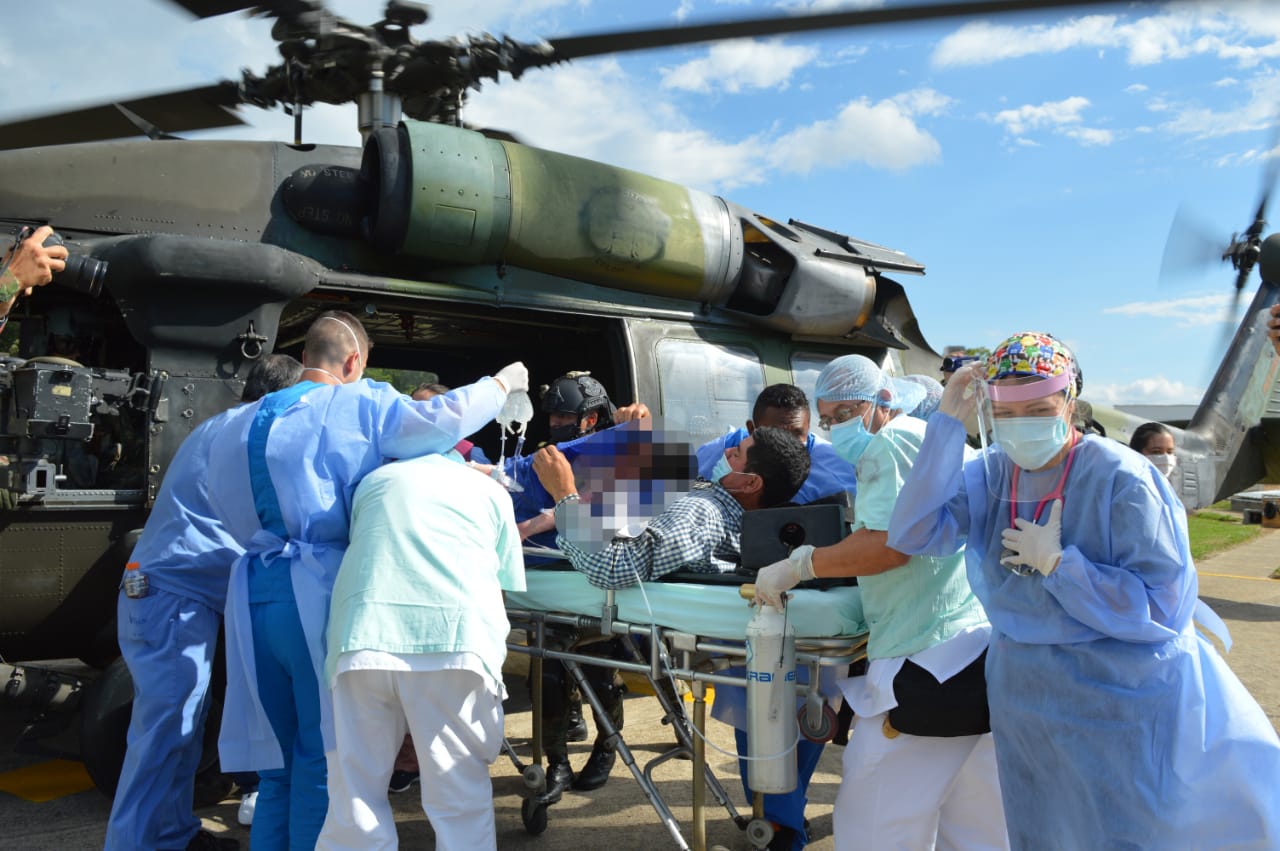 Los padres y el menor fueron traslados el HUS