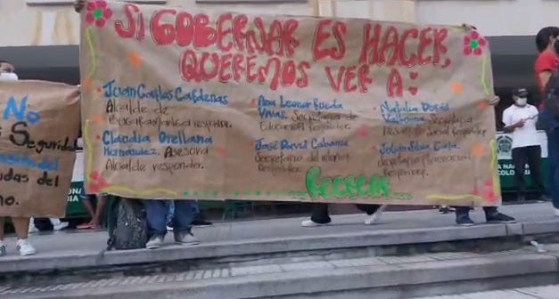 protesta empleados recrear