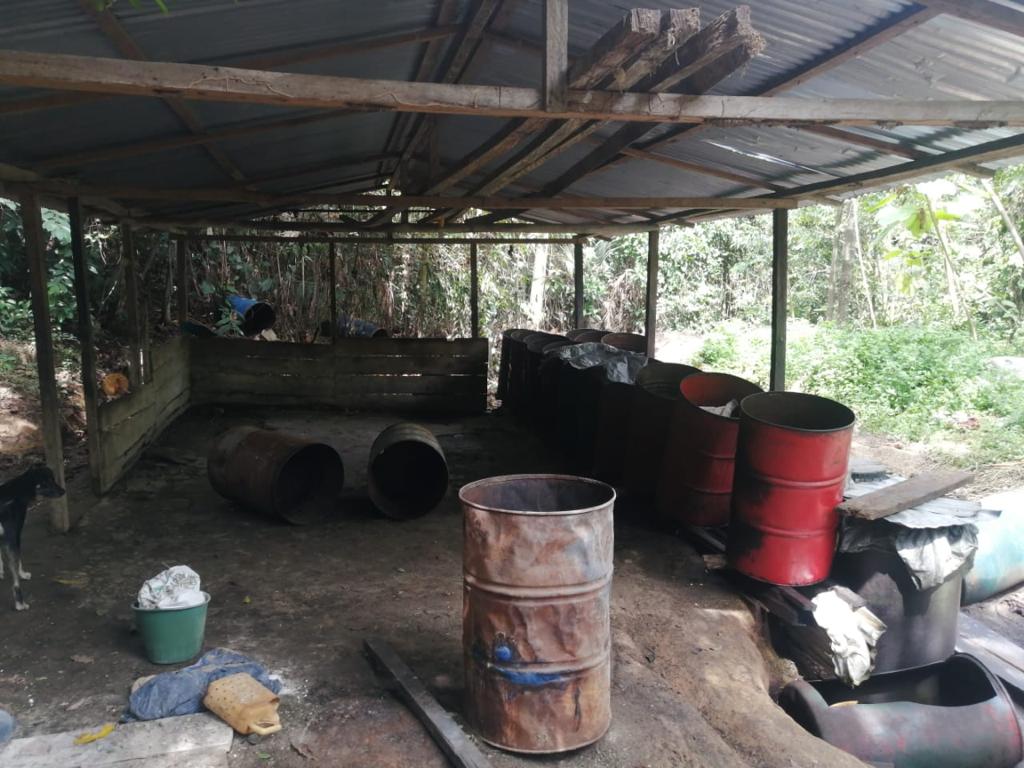 Ejercito desmantela laboratorio de drogas en zona rural de Tibu