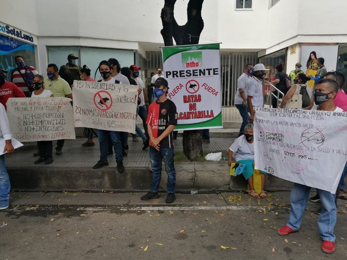 Plantón de sectores sociales en Cúcuta