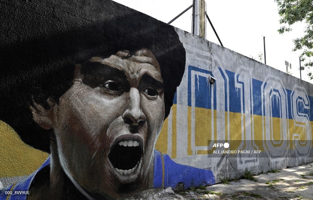Diego Maradona, mural