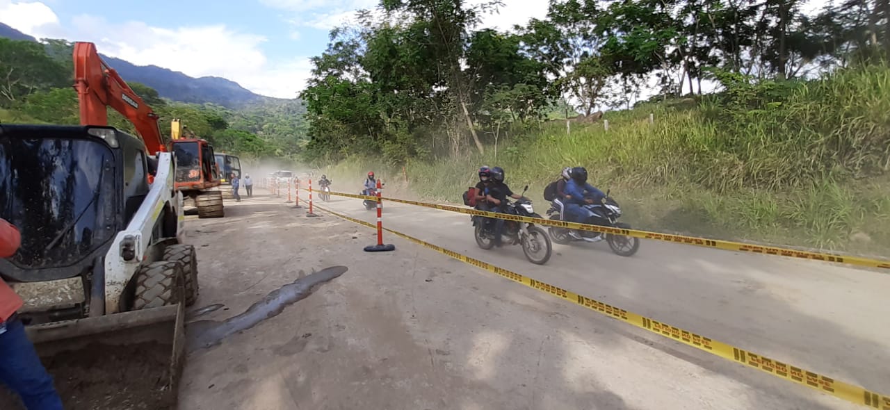 Continúan los trabajos en la zona