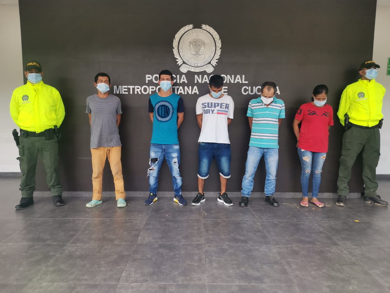 Los del Gordo capturados por trafico de estupefacientes