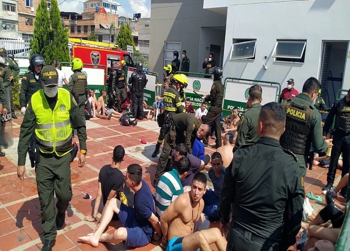 Los internos intentaron fugarse confirmó la Policía Metropolitana de Bucaramanga.