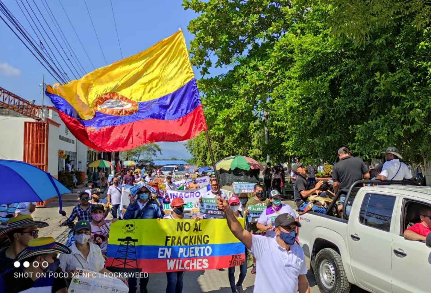Superó expectativas primera marcha contra el Fracking en Puerto Wilchez