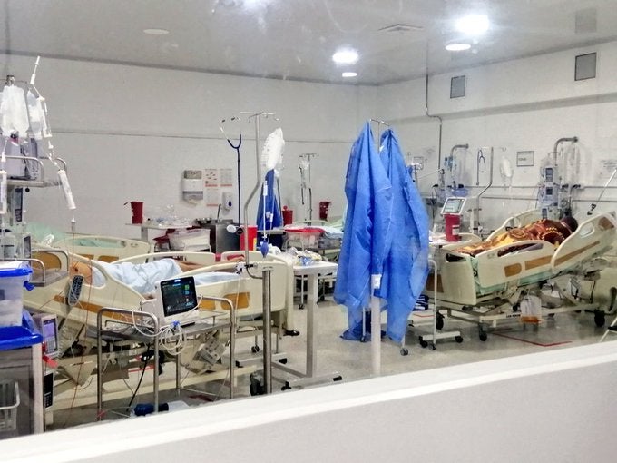 Hospital en Bucaramanga reporta 90% de ocupación de UCI para covid