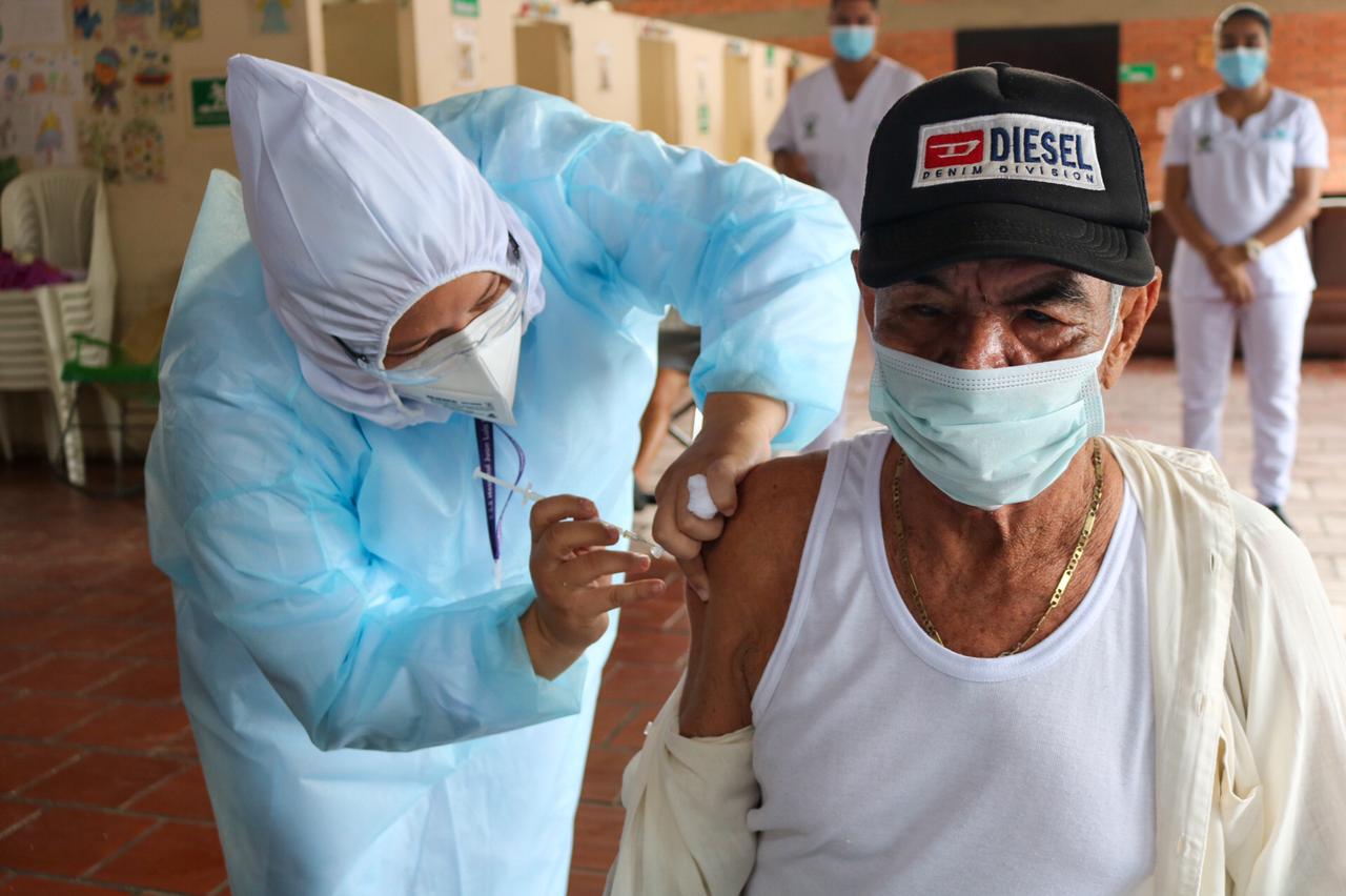 Primer vacunado contra covid-19 en El Zulia, Norte de Santander