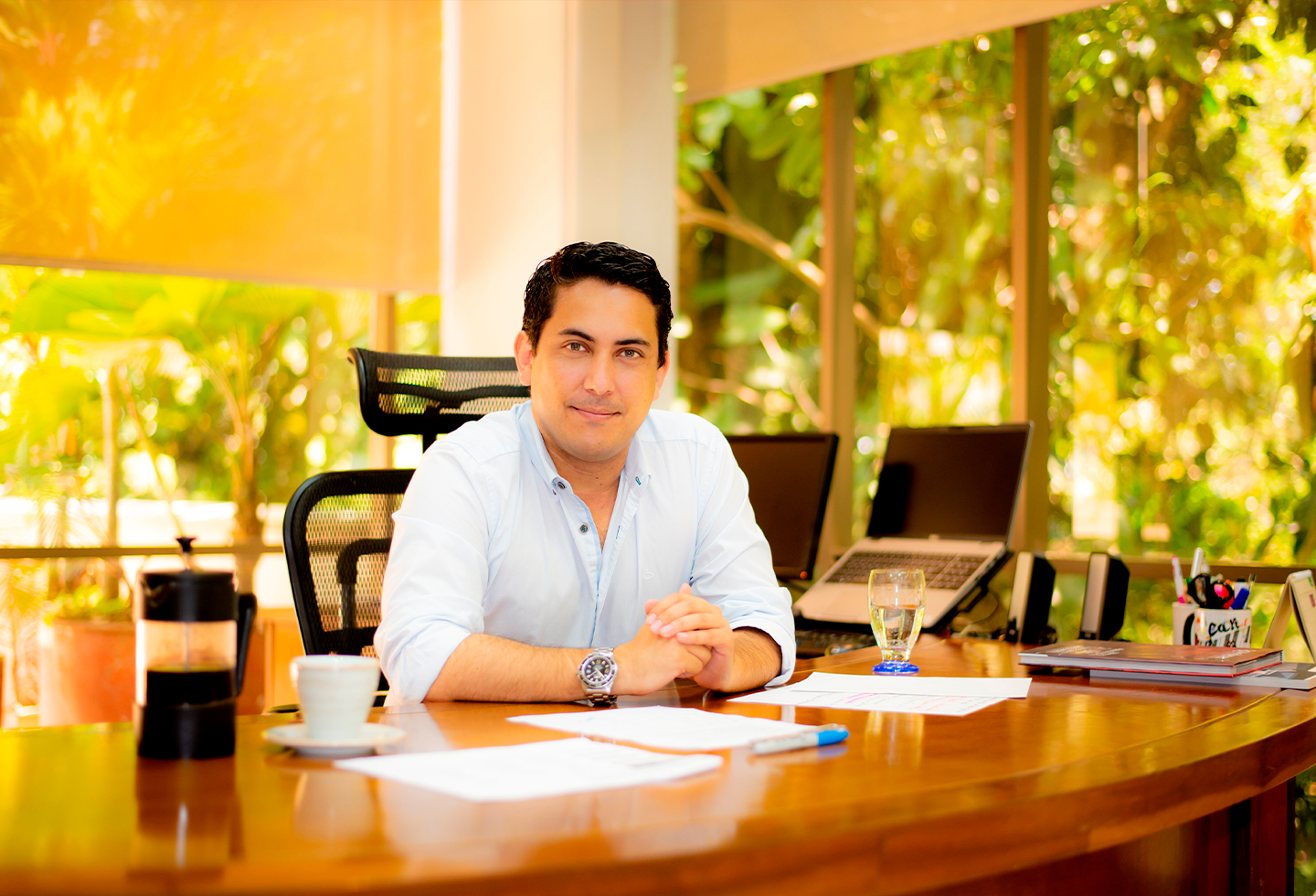 Hernán Clavijo Granados, Gerente General del Acueducto Metropolitano de Bucaramanga.