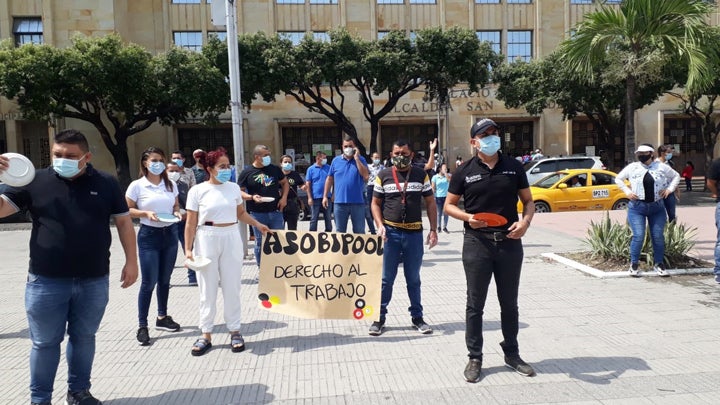 Protesta de Asobares en Cúcuta