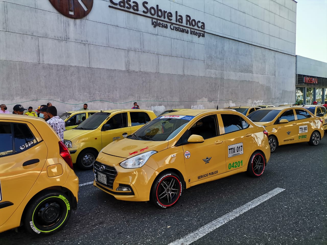 Taxis protesta Bucaramanga