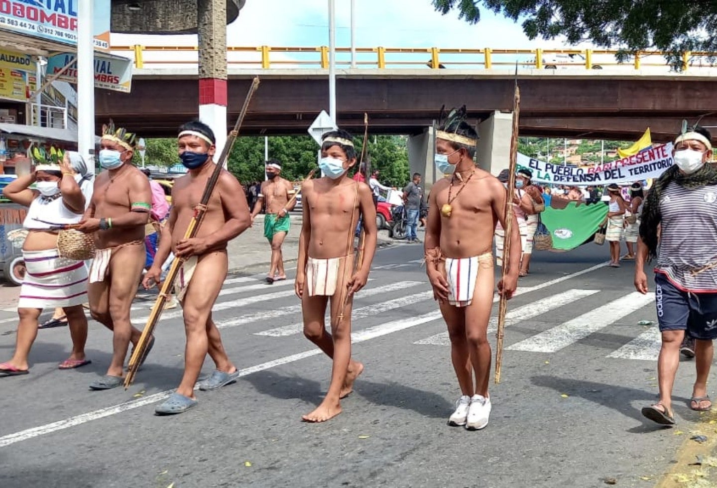 Comunidad Motilón marchó en Cúcuta