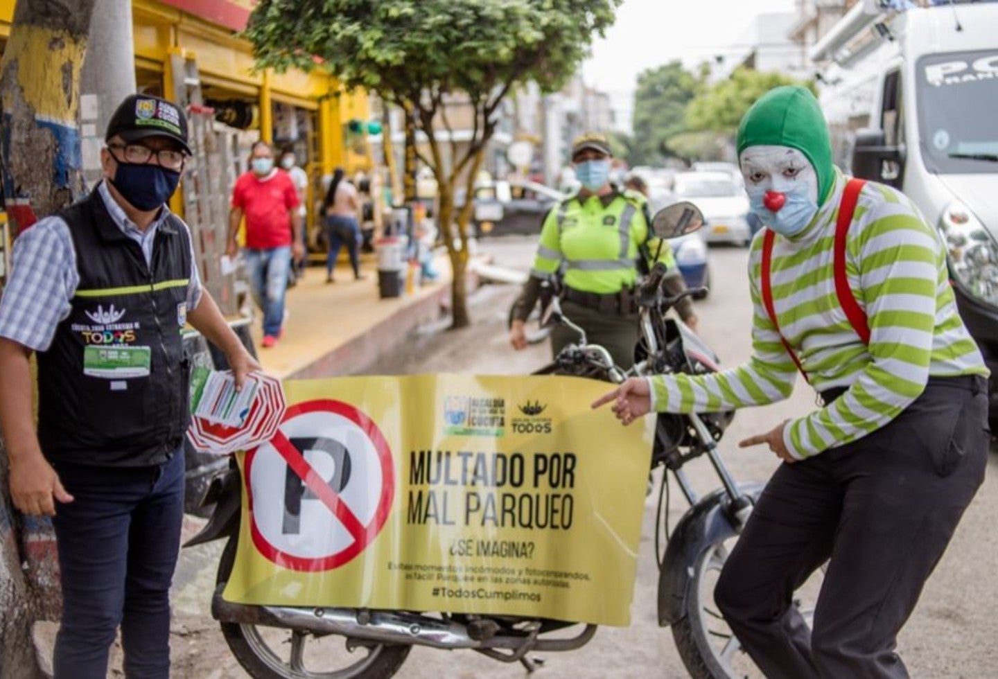 En Cúcuta con campañas se busca erradicar el mal parqueo