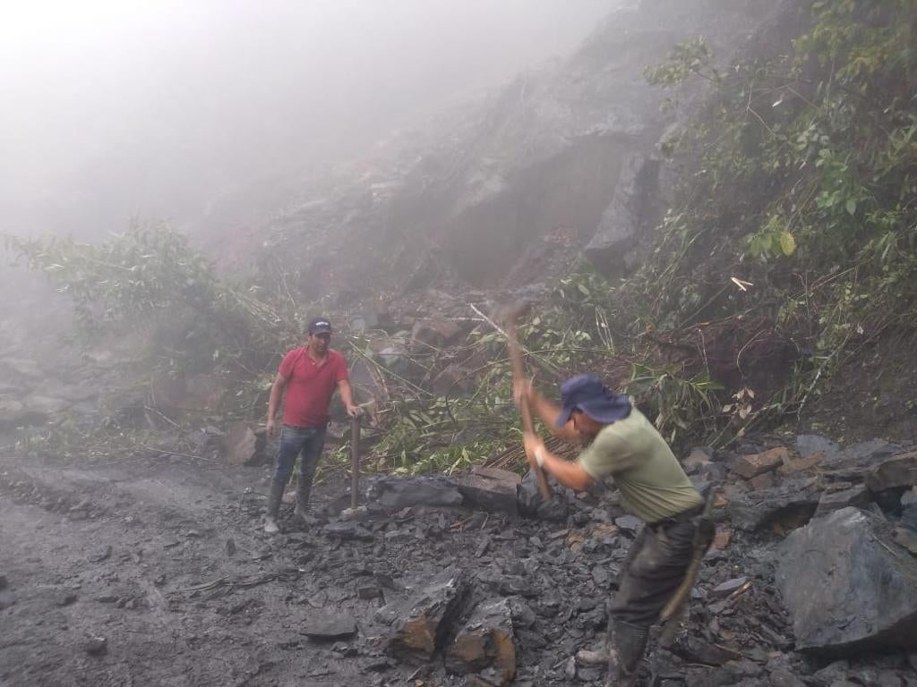 Las afectaciones más recientes están en Albania, San Gil y Curití.