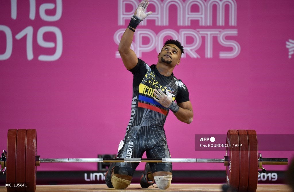 Francisco Mosquera, pesista colombiano