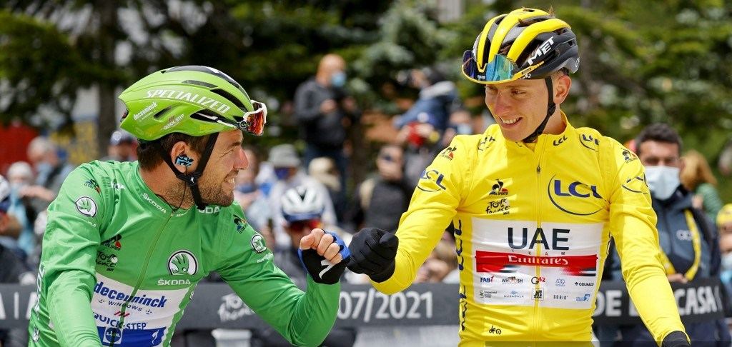 Cavendish y Pogacar - Tour de Francia