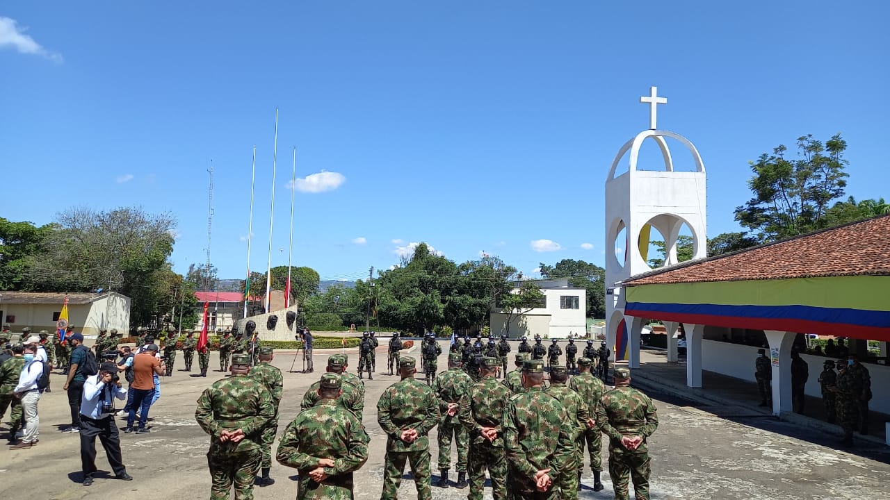 Reportan congestión vial en Bucaramanga por las marchas de este 20 de julio