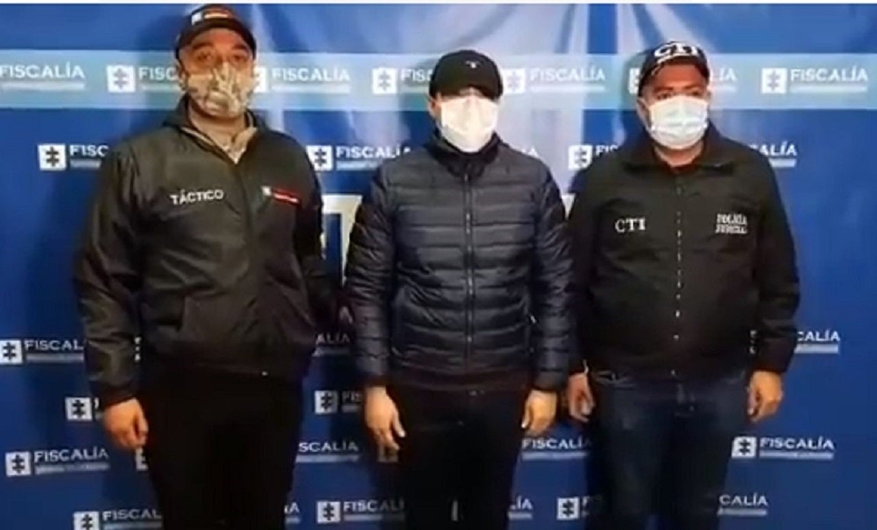 Captura del senador Richard Aguilar en Bogotá