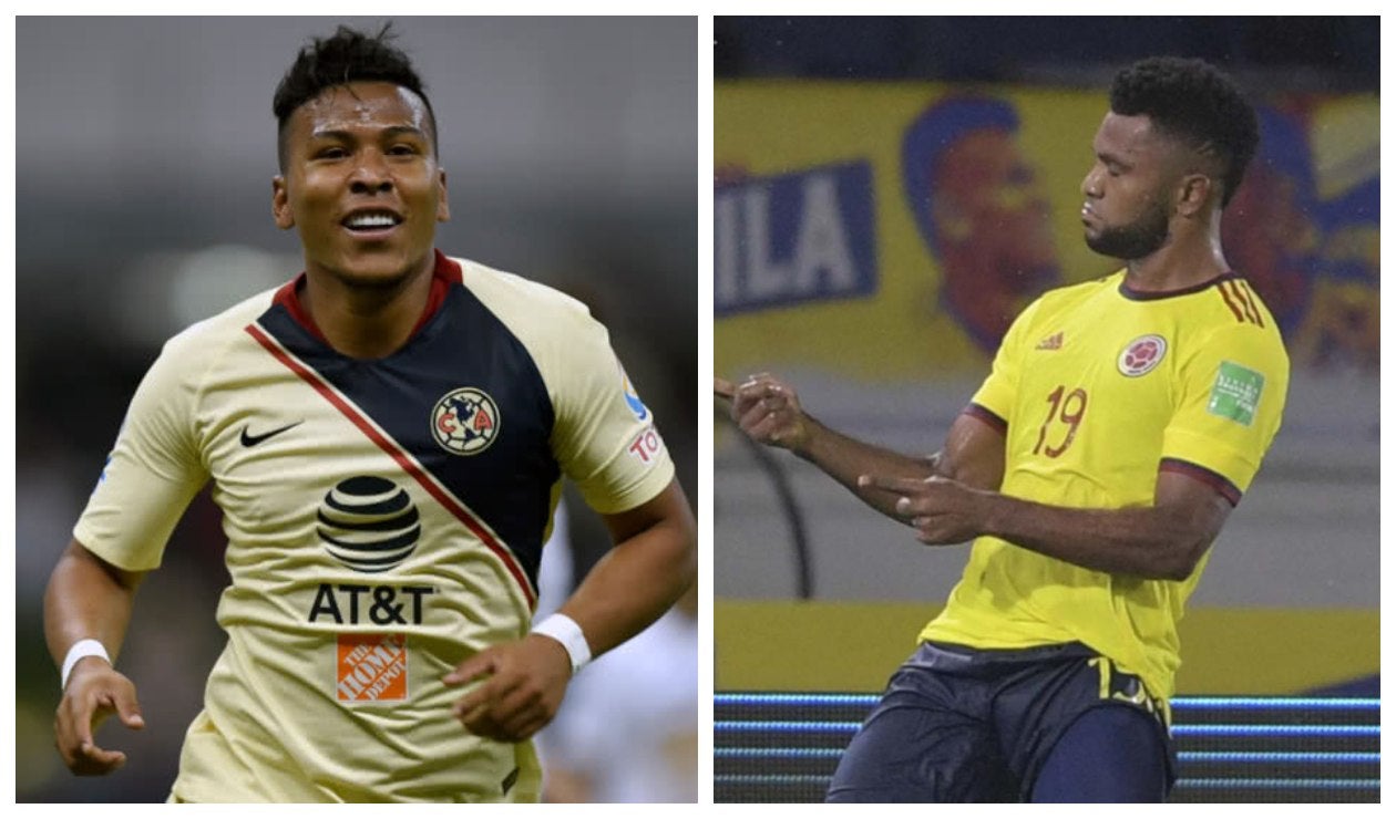 Roger Martínez y Miguel Borja