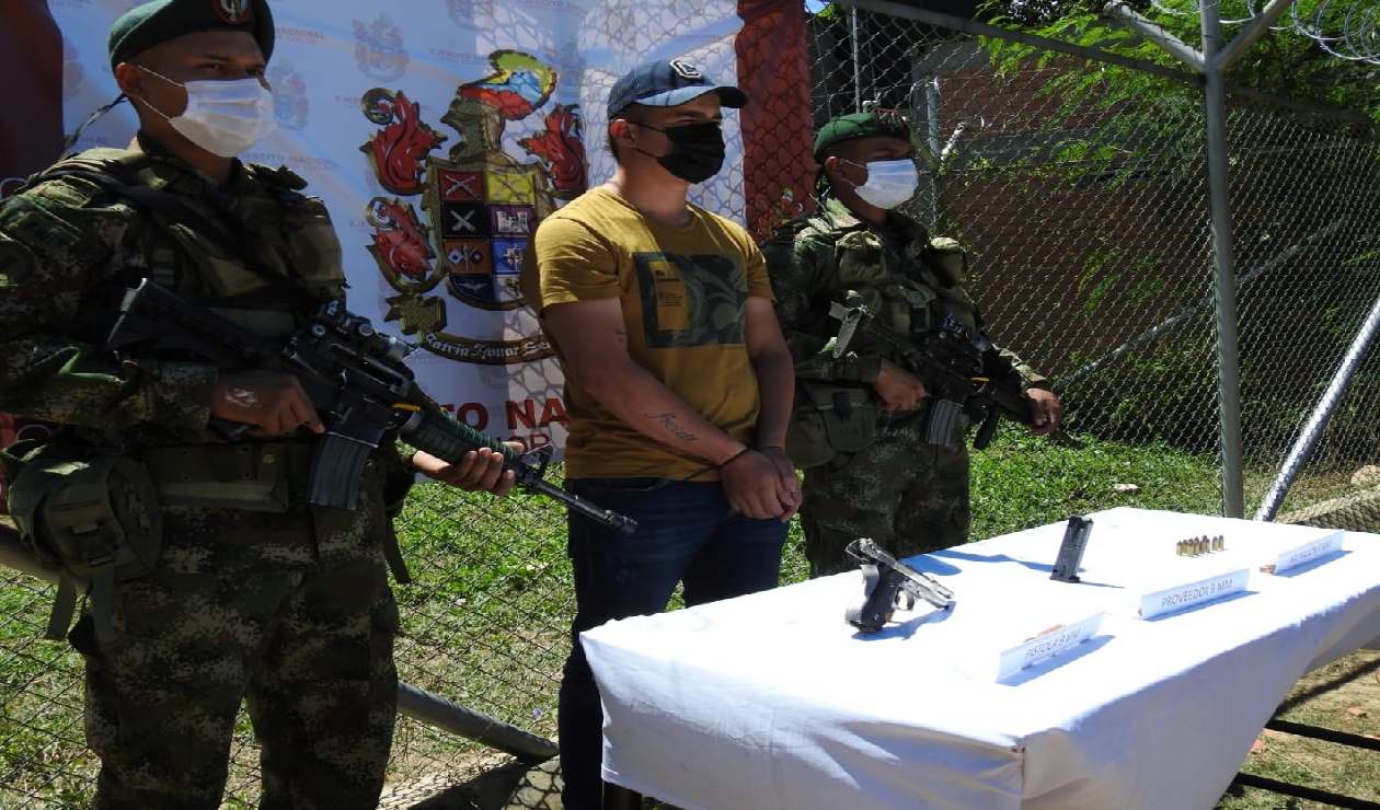 Capturan a presunto miembro del ELN en Convención