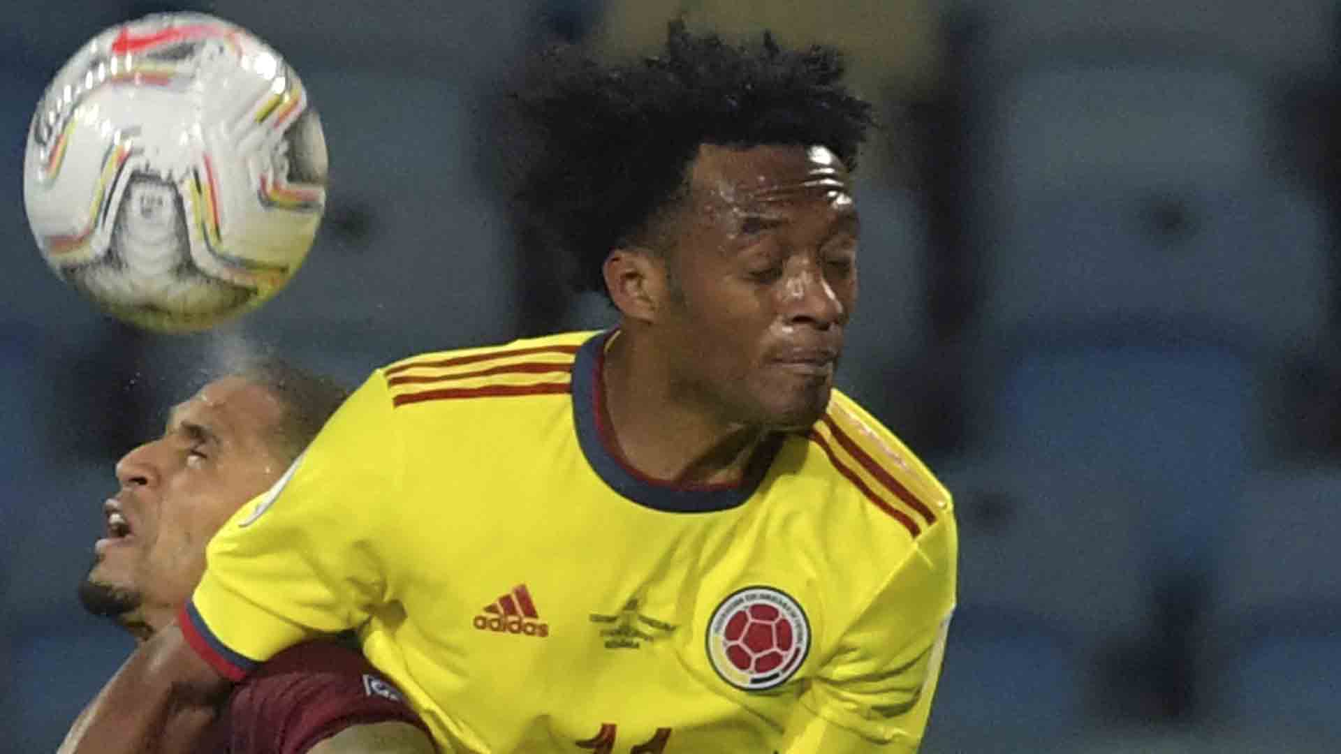 Cuadrado, jugador de Colombia