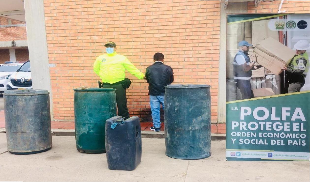 Una persona capturada por contrabando