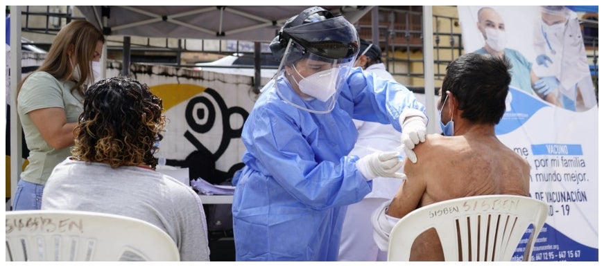 Vacunación habitantes de calle