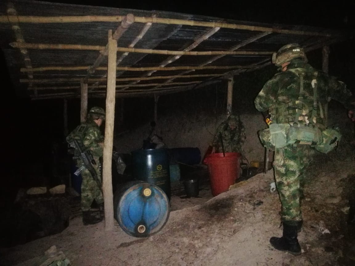 Laboratorios de procesamiento de cocaína en Norte de Santander