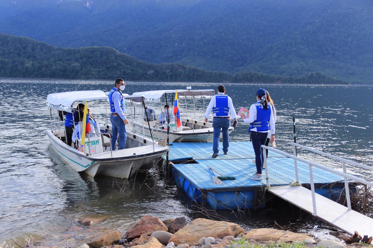 Embalse Topocoro en Santander.