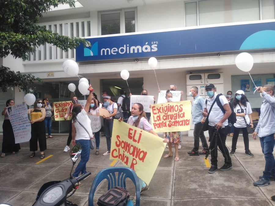 Protestas en Cúcuta contra Medimás