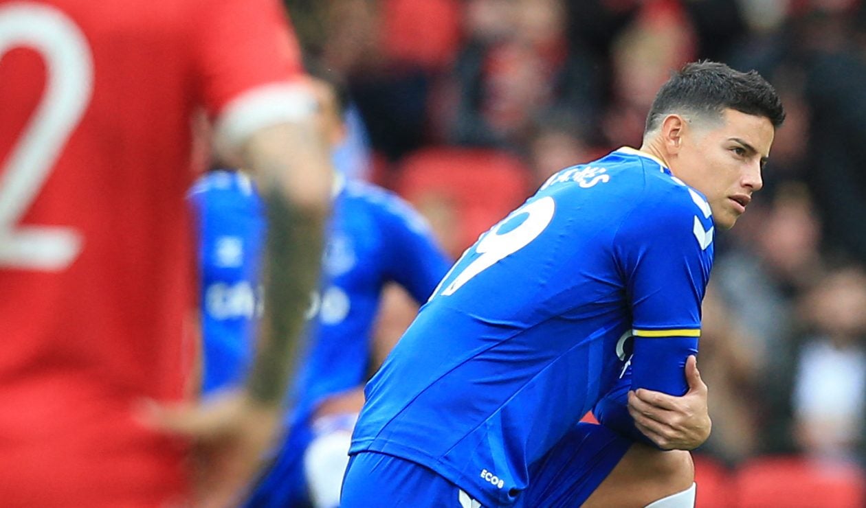James Rodríguez, Everton vs Manchester United