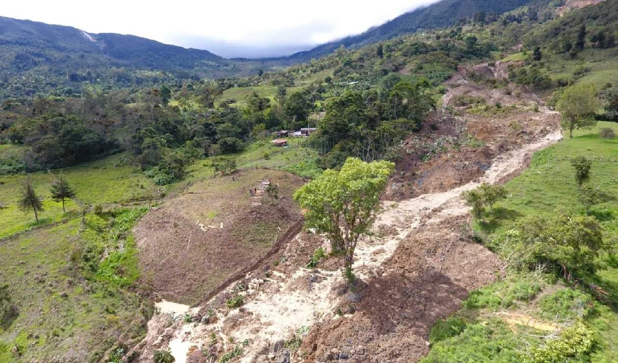 Deslizamientos en Toledo Norte de Santander