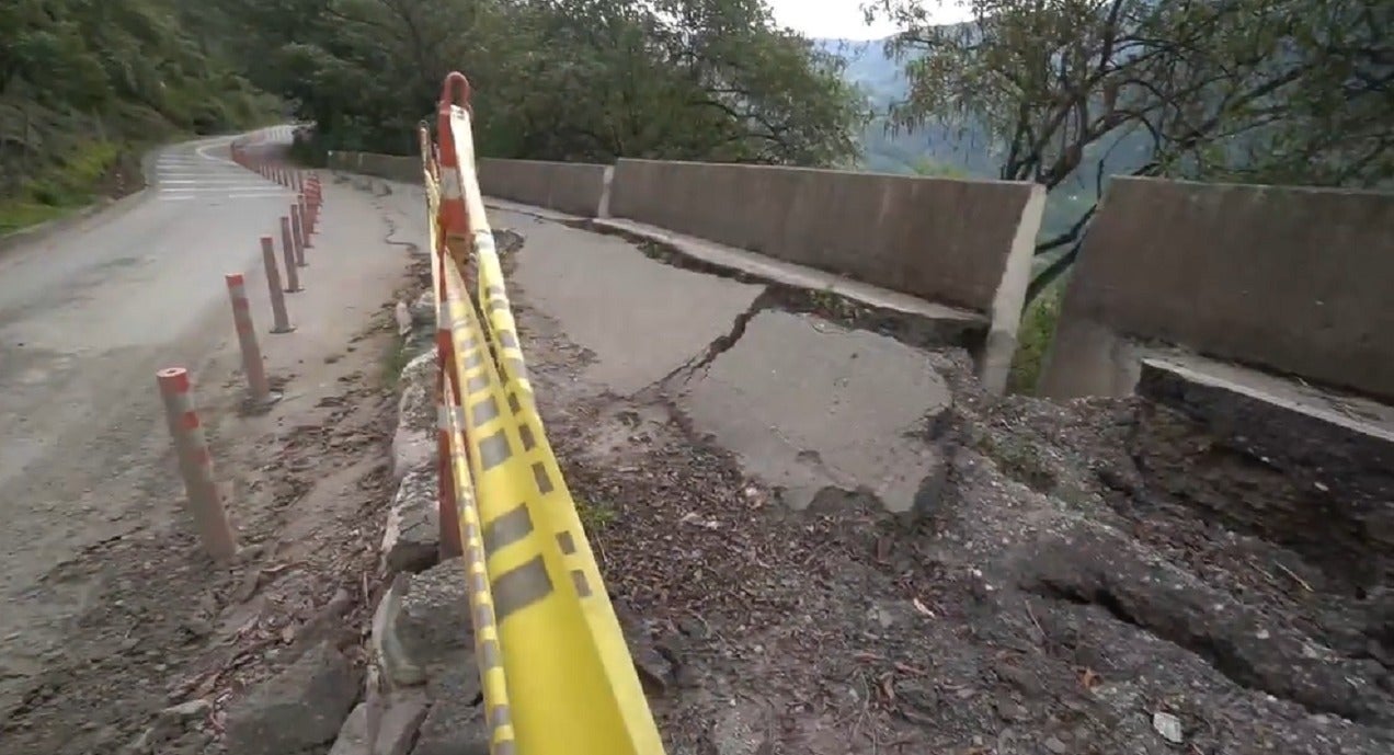 Afectaciones en la vía Curos - Málaga en Santander
