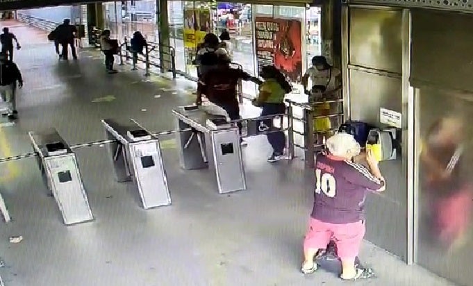 Agresión en Estación de Metrolínea
