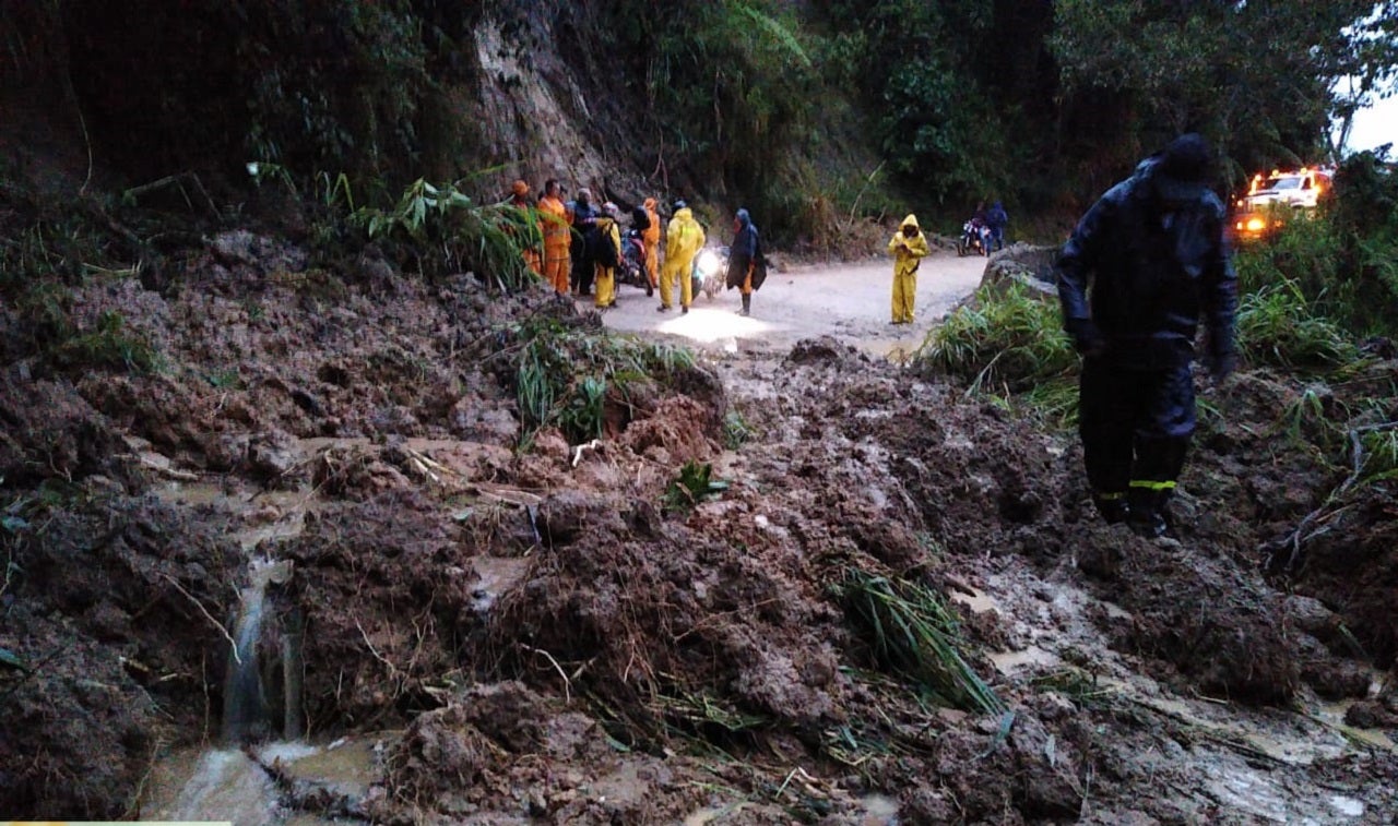 El deslizamiento más grande se registra en jurisdicción de Santa Bárbara.