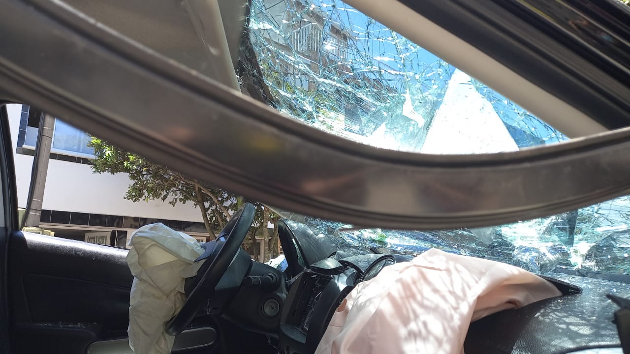 Accidente en el barrio La Concordia de Bucaramanga por presunto estado de embriaguez del conductor.