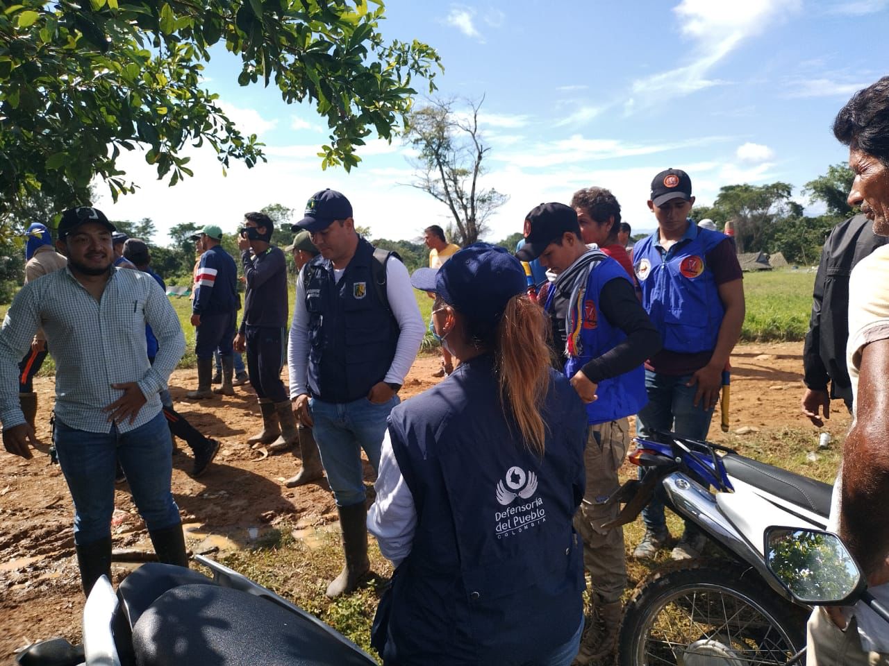 Comunidades campesinas y Defensoría del Pueblo en Tibú