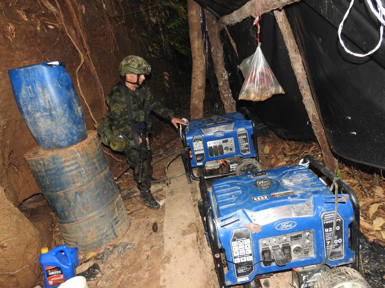Destrucción de laboratorio de cocaína en Norte de Santander