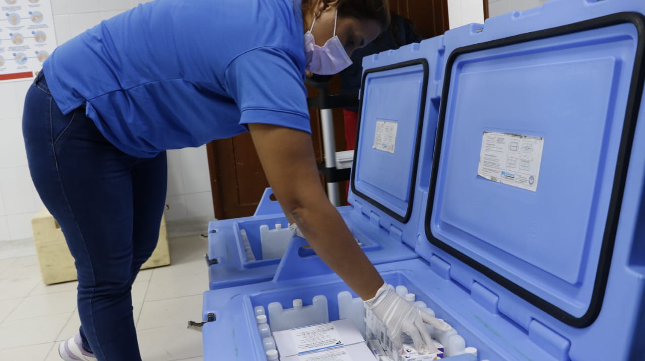 Vacunas de Moderna en Santander.