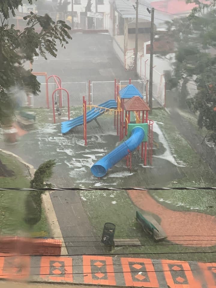 Granizada en Sucre, Santander